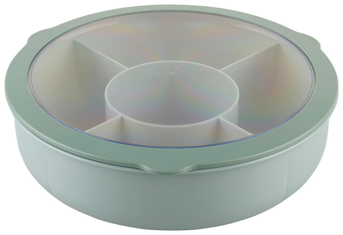 Bol Pentru Gustări  - verde deschis/verde închis, Basics, plastic (28cm) - Homeware Profession.