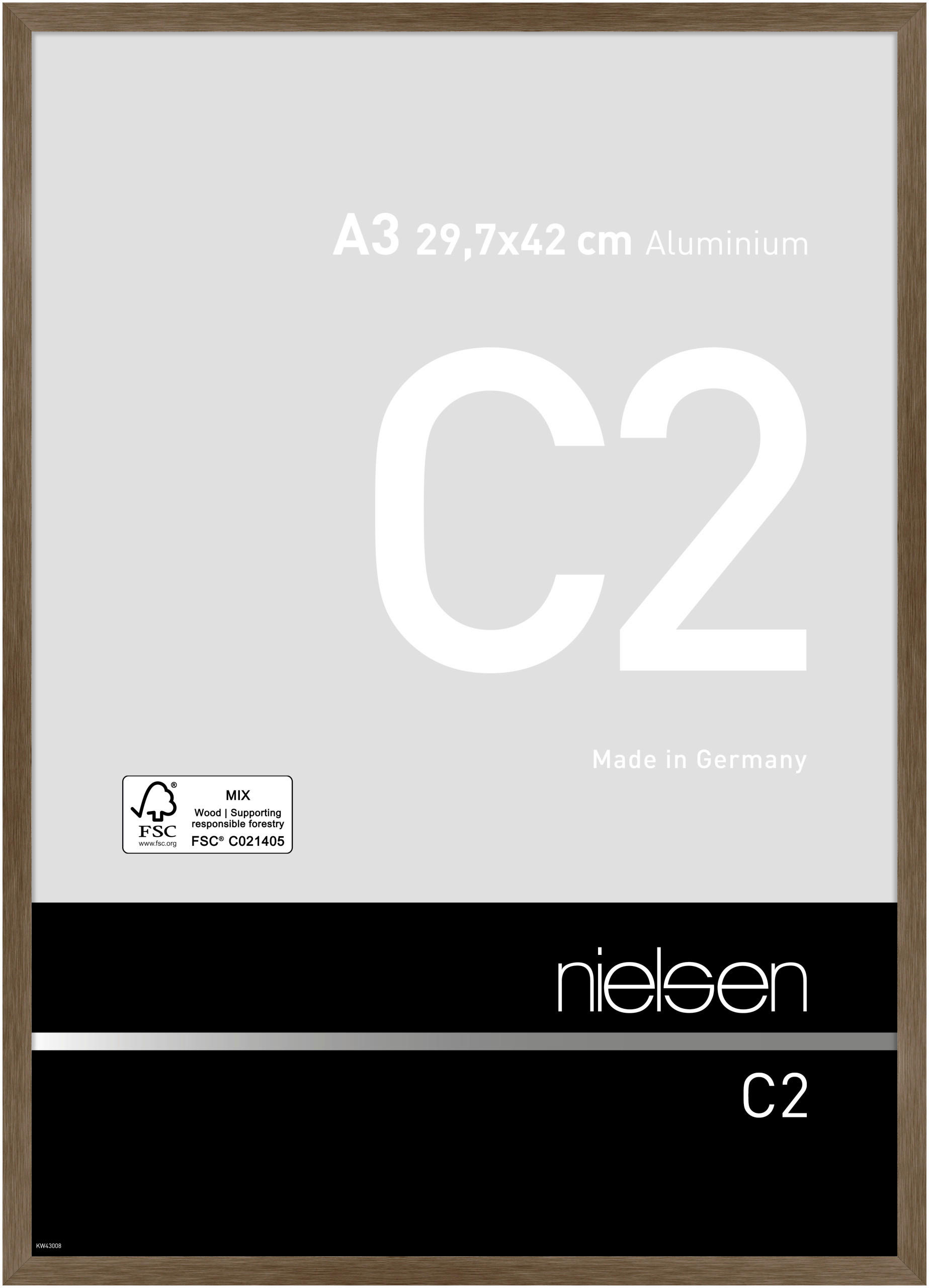RAHMEN - Braun, Basics, Metall (31,24/43,54/2,5cm) - Nielsen