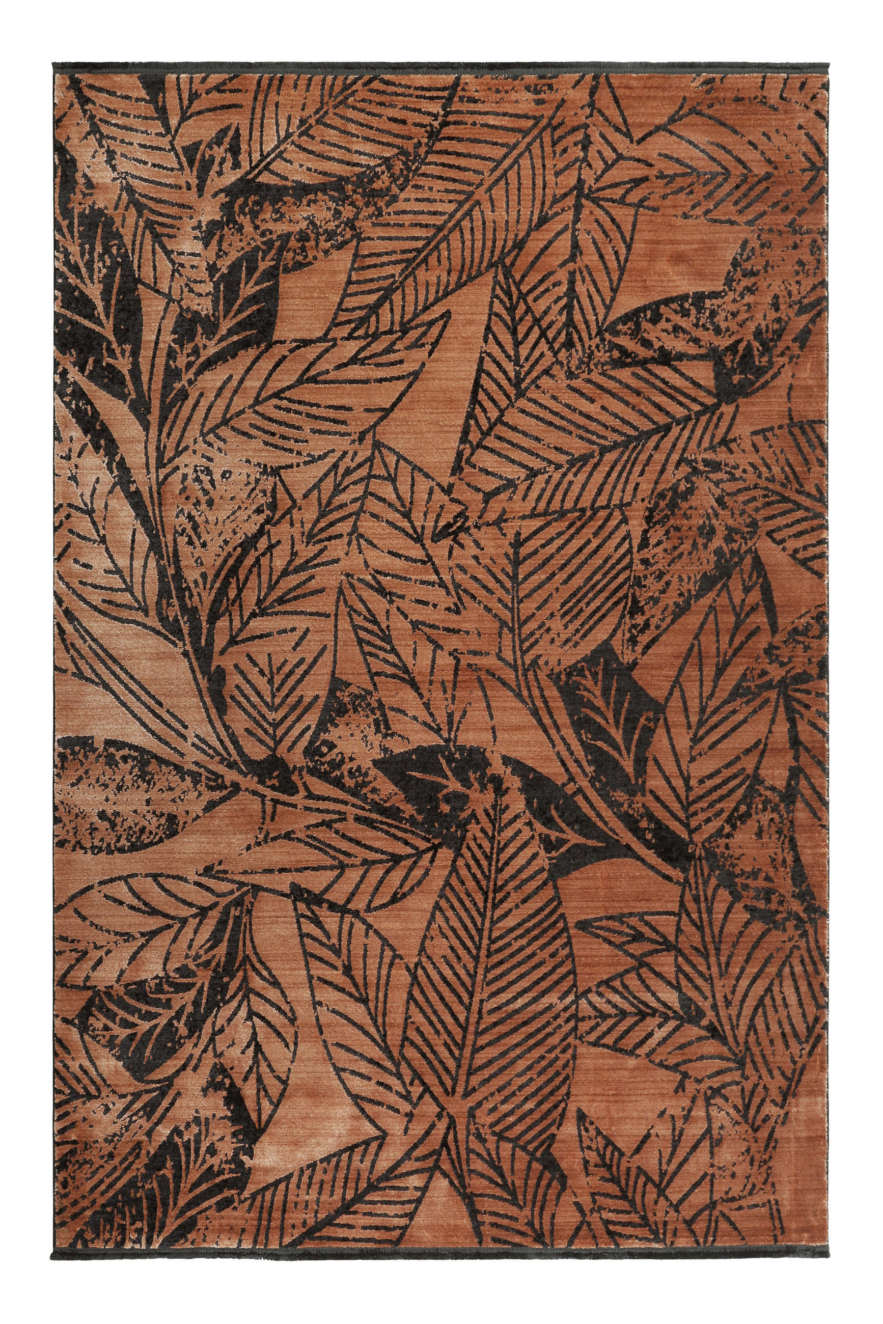 WEBTEPPICH Wohnzimmer 120/170 cm Inga Braun, Cognac rechteckig  - Cognac/Braun, Design, Textil (120/170cm) - Esprit