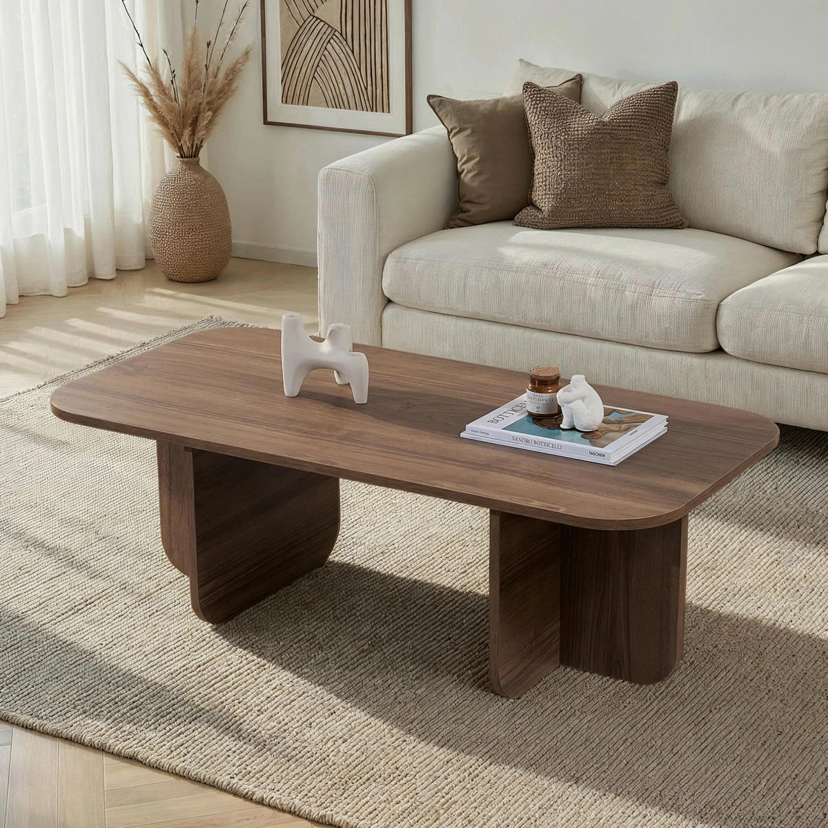 COUCHTISCH Walnussfarben  - Walnussfarben, Design, Holzwerkstoff (120/41/60cm) - MID.YOU