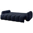 SCHLAFSOFA Webstoff Dunkelblau  - Schwarz/Dunkelblau, KONVENTIONELL, Kunststoff/Textil (262/93/117cm) - Carryhome