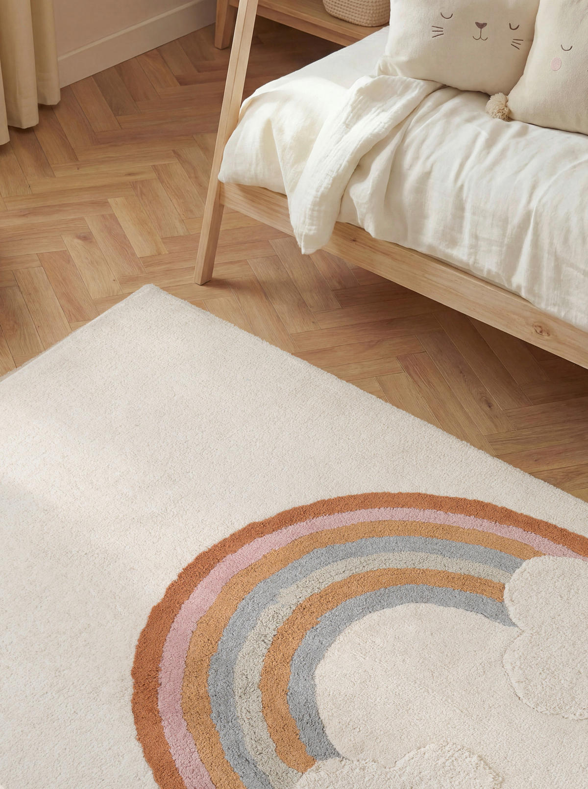 KINDERTEPPICH Snuggle Petite Melodie 140/200 cm  in Creme, Multicolor  - Multicolor/Creme, Basics, Kunststoff/Textil (140/200cm) - Hanse Home