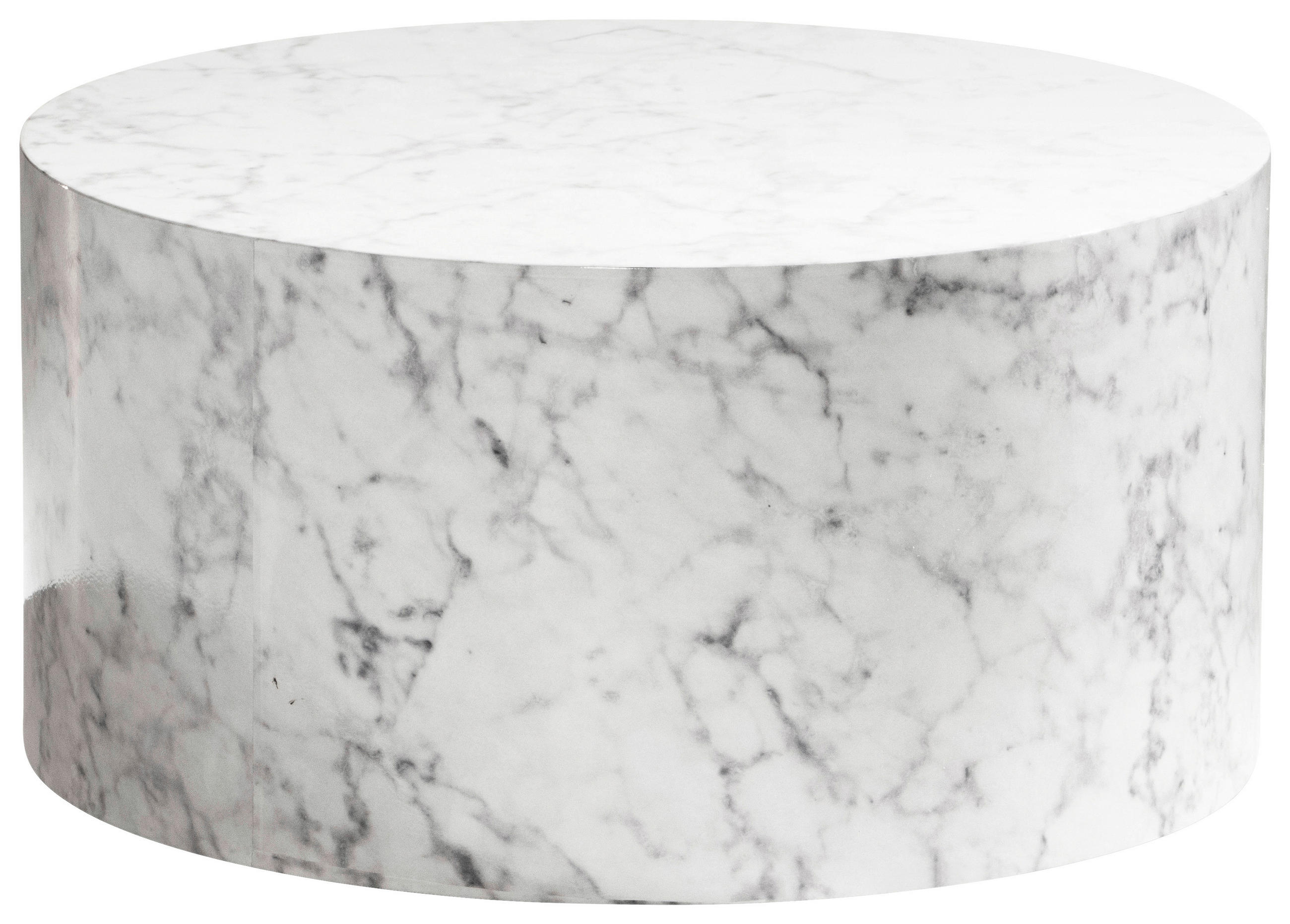 KLUBSKA MIZA, bela  - bela, Trendi, leseni material (60/60/30cm) - Livetastic