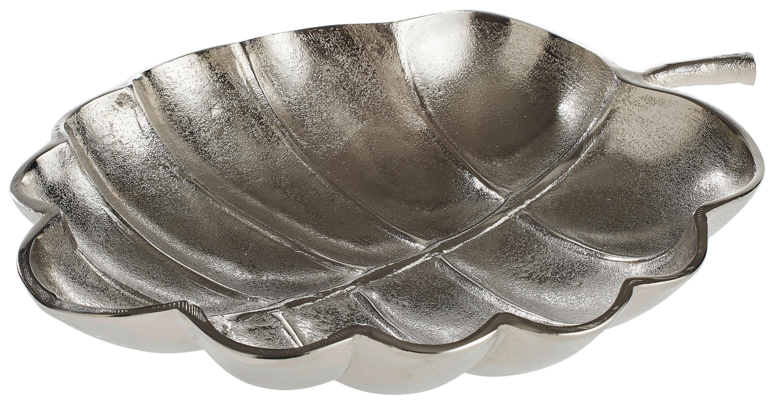 Ambia Home Dekoschale Nickel 33x7x40 cm