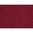 ECKSOFA in Chenille Rot  - Rot/Schwarz, Design, Textil/Metall (180/310cm) - Dieter Knoll