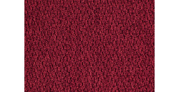 ECKSOFA in Chenille Rot  - Rot/Schwarz, Design, Textil/Metall (180/310cm) - Dieter Knoll