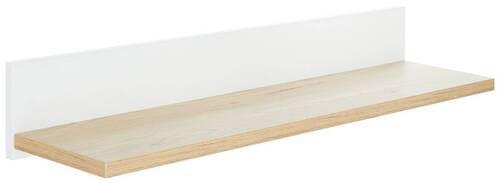 WANDBOARD Lennox Fresh Weiß, Eichefarben - Eichefarben/Weiß, Basics, Holzwerkstoff (90/13,9/21,6cm) - Paidi