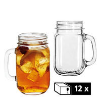 GLÄSERSET DRINKING JARS  12-teilig  - Klar, Basics, Glas (9/13,5cm)
