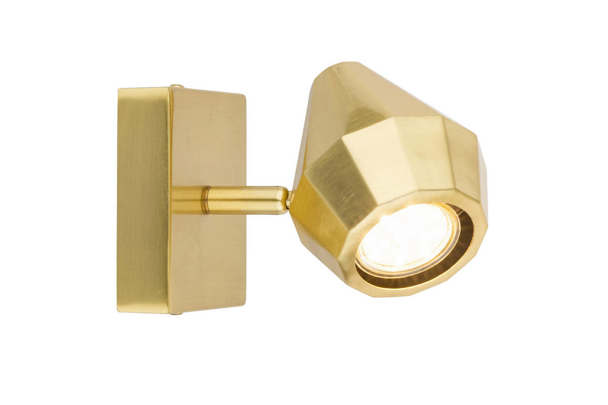 WANDLEUCHTE 15/10/13 cm  - Messingfarben, Trend, Metall (15/10/13cm) - Collett's Monde