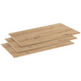 EINLEGEBODENSET 105/1,6/51 cm Eiche Artisan  - Eiche Artisan, Holzwerkstoff (105/1,6/51cm) - Carryhome