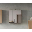 SPIEGELSCHRANK 60/64/20 cm  - Eichefarben/Silberfarben, KONVENTIONELL, Glas/Holzwerkstoff (60/64/20cm) - Xora