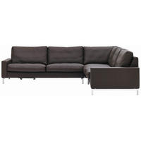 ECKSOFA CLASSICS 500 Braun Echtleder  - Braun, KONVENTIONELL, Leder (280/252cm) - Erpo
