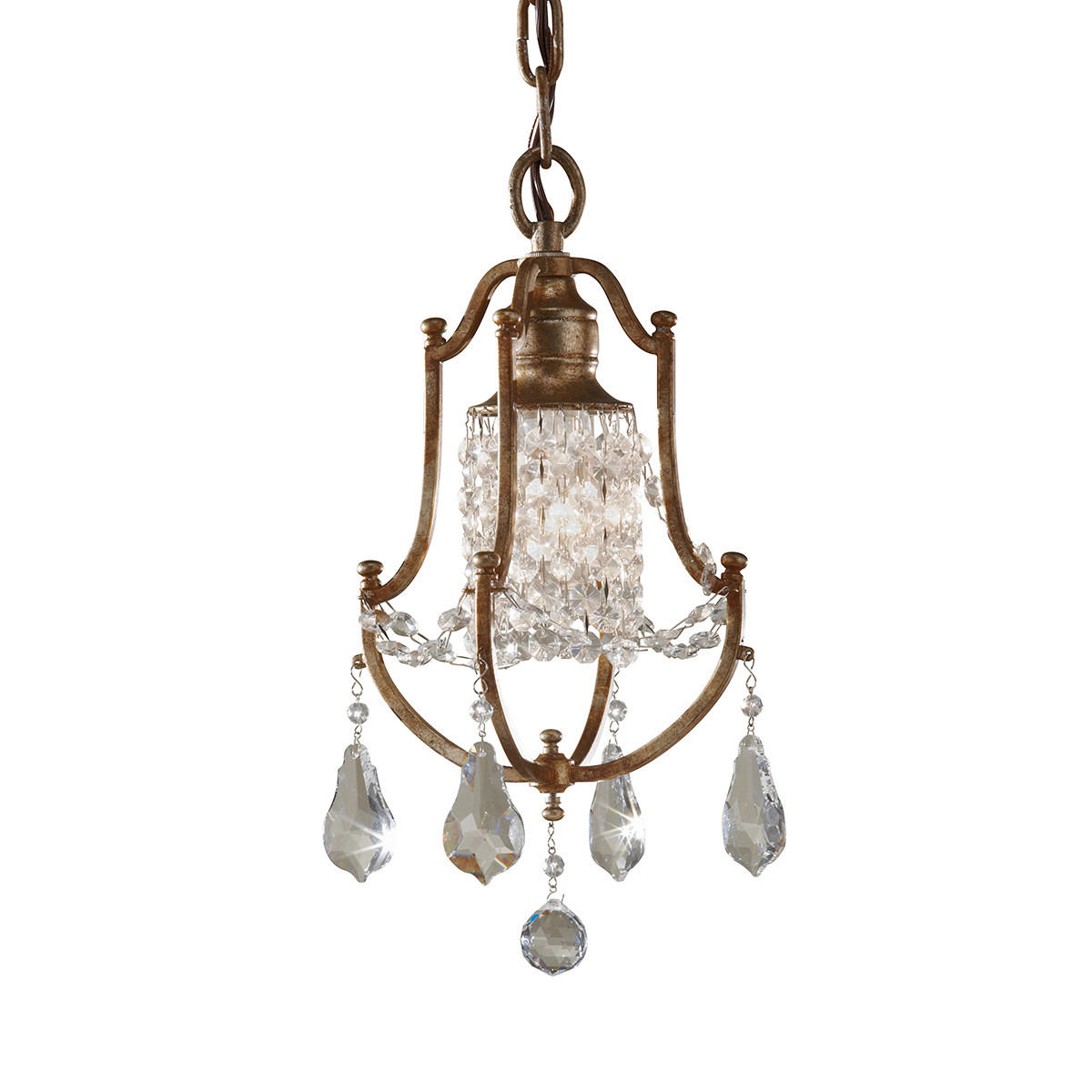 SUSPENSION 19.4/55.2 cm    - couleur bronzée, Konventionell, métal (19.4/55.2cm) - Elstead Lighting