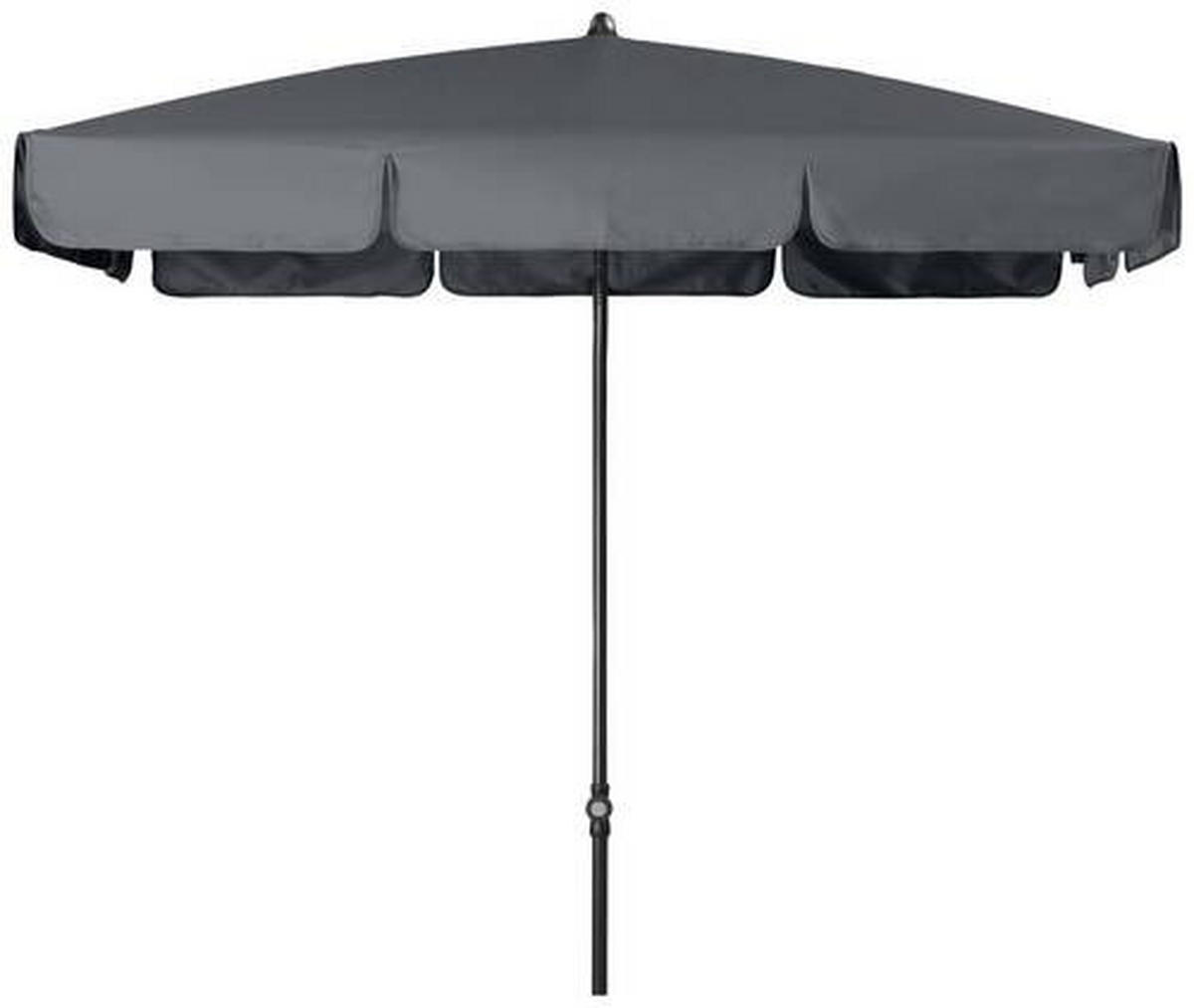 SONNENSCHIRM 185x120 cm  - Anthrazit, Basics, Textil/Metall (185/120cm) - Doppler