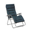 GARTEN-RELAXSESSEL Stahl  - Titanfarben/Dunkelblau, Basics, Kunststoff/Textil (76/123/97cm) - Lafuma Mobilier