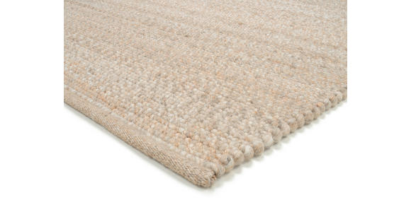 HANDWEBTEPPICH 200/200 cm Helsinki  - Cappuccino, Basics, Textil (200/200cm) - Linea Natura