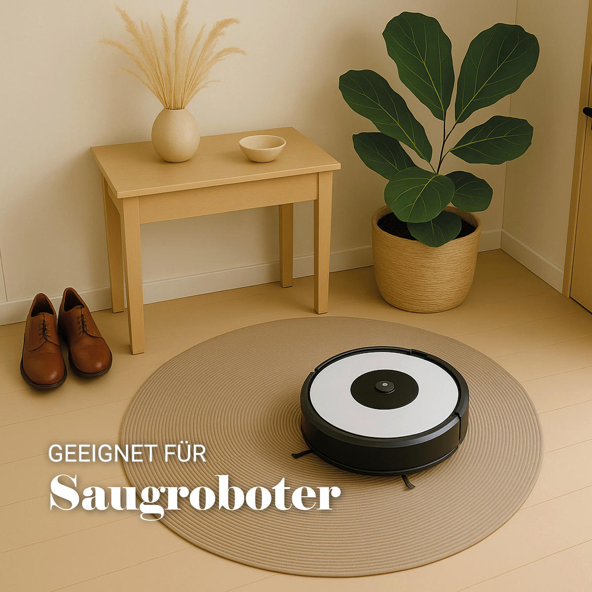 WEBTEPPICH 120 cm Paris Beige rund  - Beige, Basics, Textil (120cm) - Astra