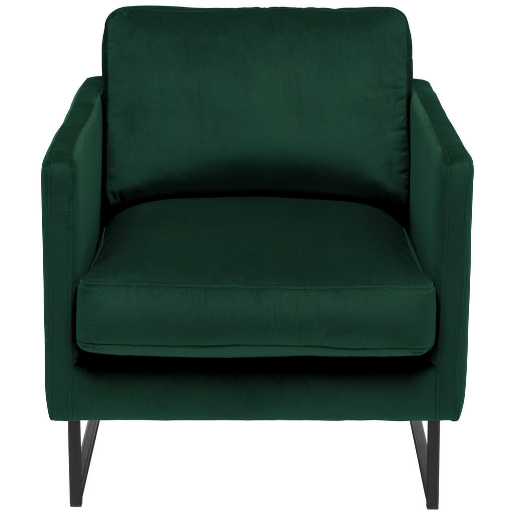 Thumbnail - Carryhome Sessel, Dunkelgrün, Textil, Füllung: Silikon, 72x78x84 cm, Made in EU, Stoffauswahl, Wohnzimmer, Sessel, Polst...