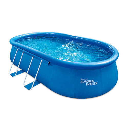 POOL-SET PGP1181042F 305/107/549 cm  - Blau, KONVENTIONELL, Kunststoff (305/107/549cm)