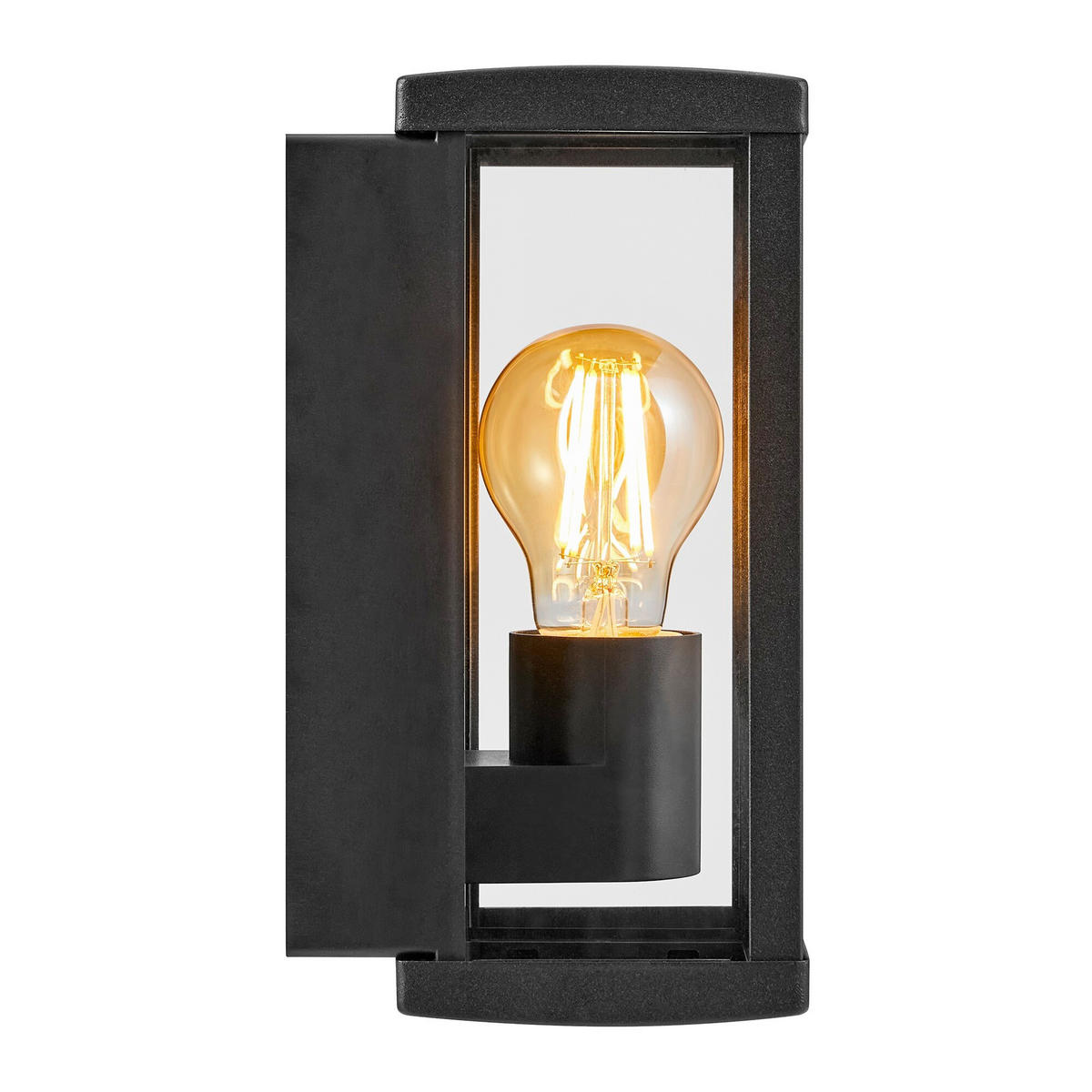 WANDLEUCHTE Luchy 22.7/12/11 cm  - Schwarz, Design, Metall (22.7/12/11cm) - Nordlux