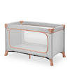 REISEBETT Dream N Play Plus Greige, Koralle  - Greige/Koralle, Basics, Kunststoff/Textil (65/76/125cm) - Hauck