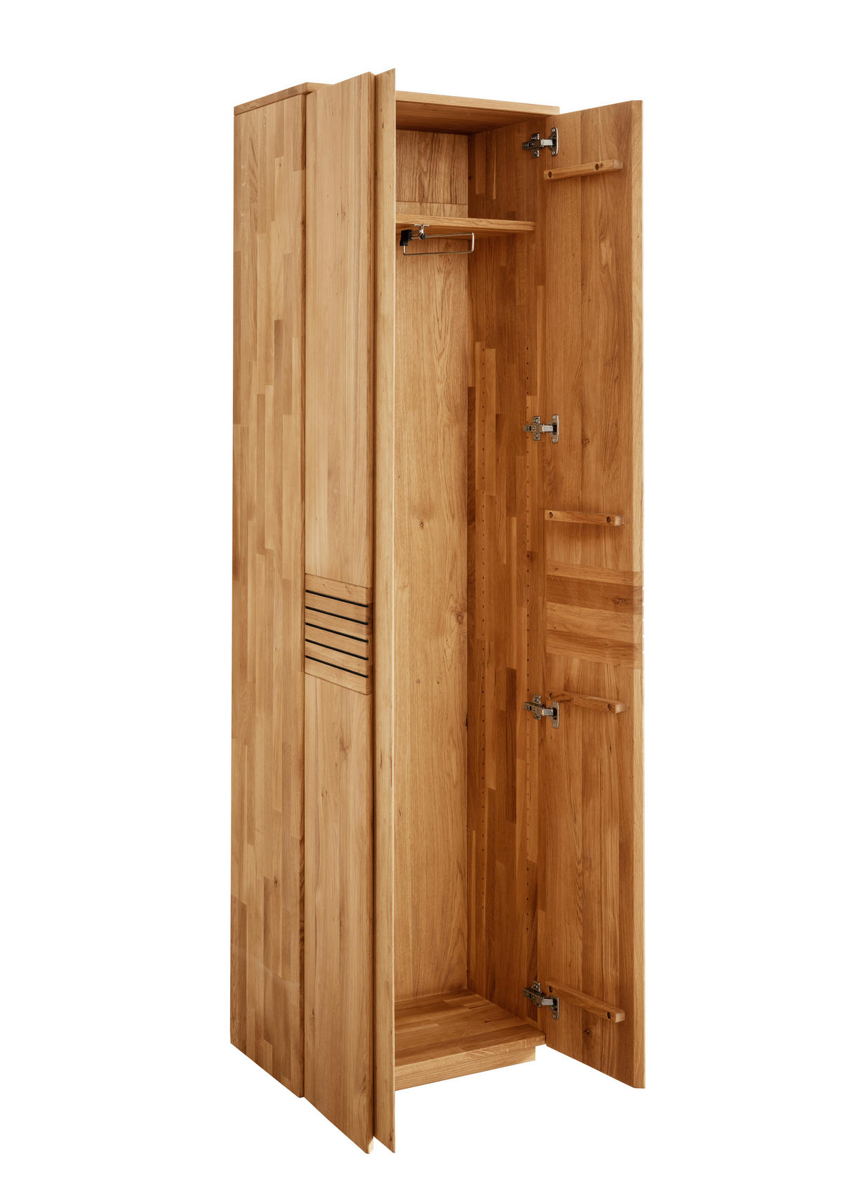 GARDEROBENSCHRANK  in 60/200/35 cm  - Eichefarben, Natur, Holz (60/200/35cm) - Linea Natura