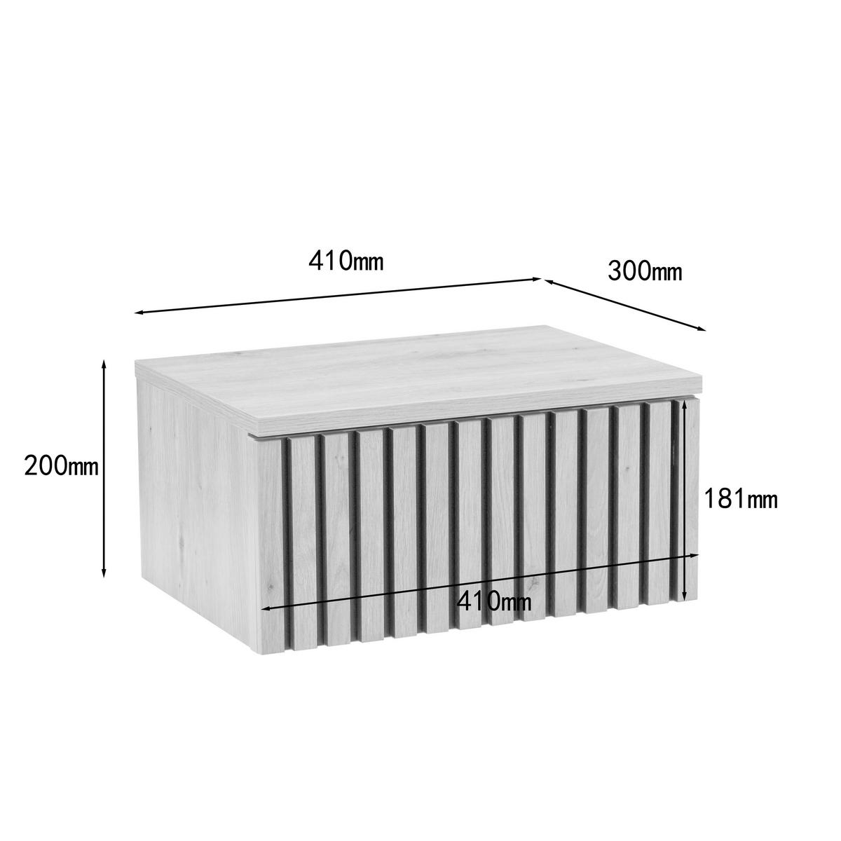 NACHTSCHRANK 41/20/30 cm, Eiche Artisan,  - Eiche Artisan, MODERN, Holzwerkstoff (41/20/30cm) - Xora