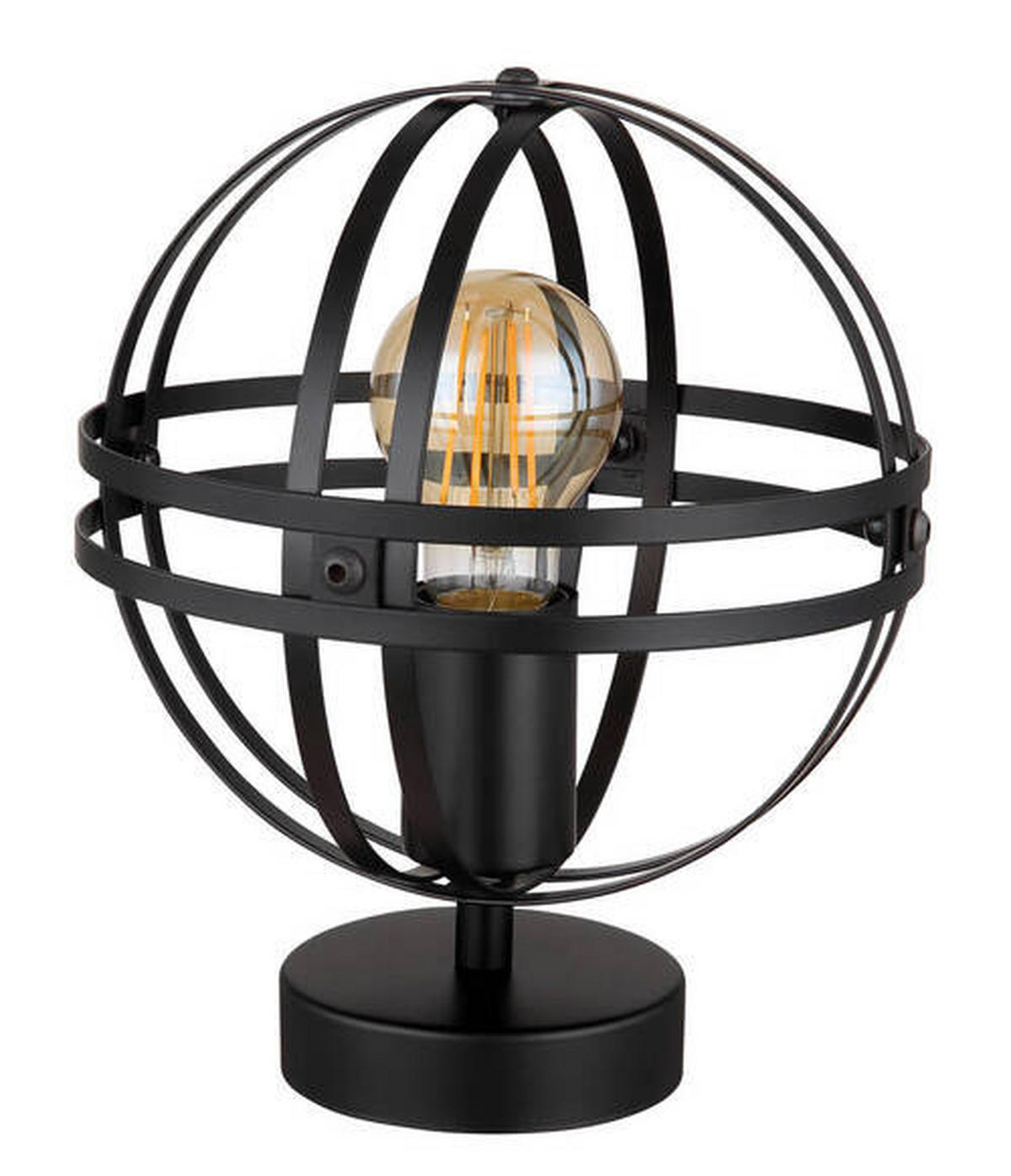 BORDSLAMPA 20/24,5 cm   - svart, Design, metall/plast (20/24,5cm) - Globo