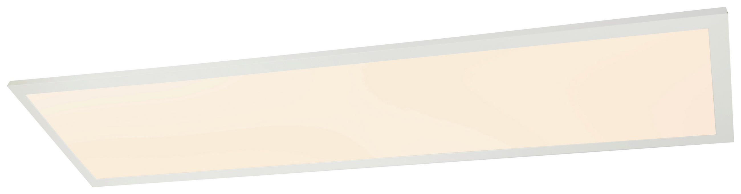 LED-DECKENLEUCHTE 40 W    120/30/5,3 cm  - Weiss/Opal, Design, Kunststoff/Metall (120/30/5,3cm) - Novel