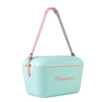 KÜHLBOX Minttürkis 20 L  - Minttürkis, Basics, Kunststoff (44,8/28,9/38,7cm) - Polarbox