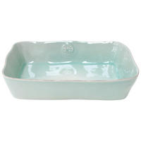 AUFLAUFFORM Keramik Feinsteinzeug  - Türkis, Basics, Keramik (36/26/8cm) - Costa Nova