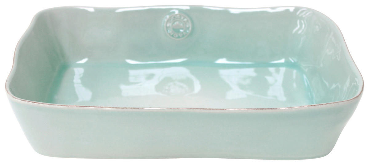AUFLAUFFORM Keramik Feinsteinzeug  - Türkis, Basics, Keramik (36/26/8cm) - Costa Nova