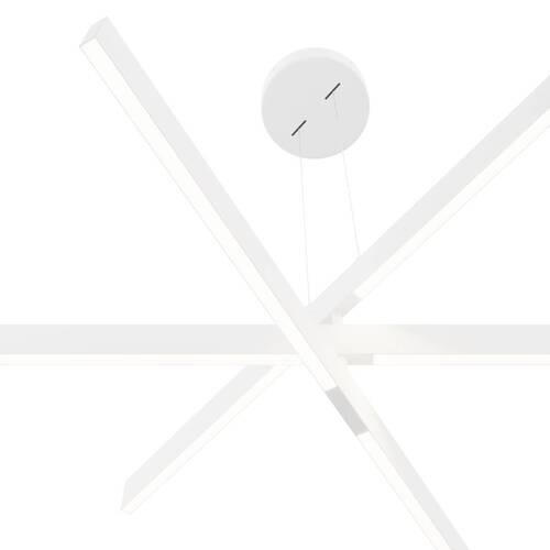 STROPNÍ ZÁVĚSNÉ SVÍTIDLO, 80/20,5 cm  - bílá, Trend, kov (80/20,5cm) - MAYTONI