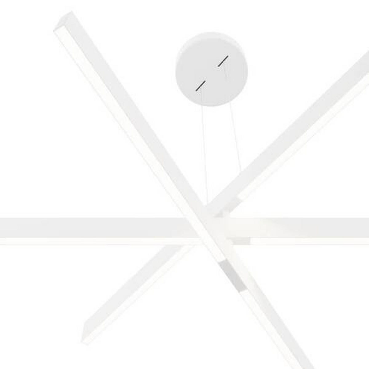 STROPNÍ ZÁVĚSNÉ SVÍTIDLO, 80/20,5 cm  - bílá, Trend, kov (80/20,5cm) - MAYTONI