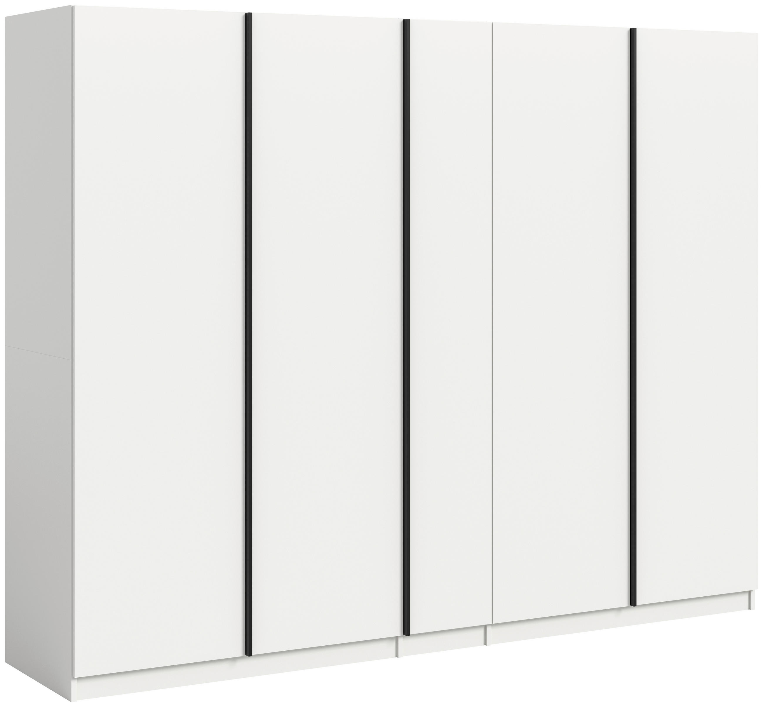 MID.YOU ŠATNÍ SKŘÍŇ S OTOČNÝMI DVEŘMI, bílá, 230/183/53 cm