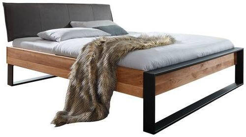 BALKENBETT 180/200 cm  in Wildeiche  - Wildeiche/Eichefarben, MODERN, Holz/Metall (180/200cm) - Livetastic