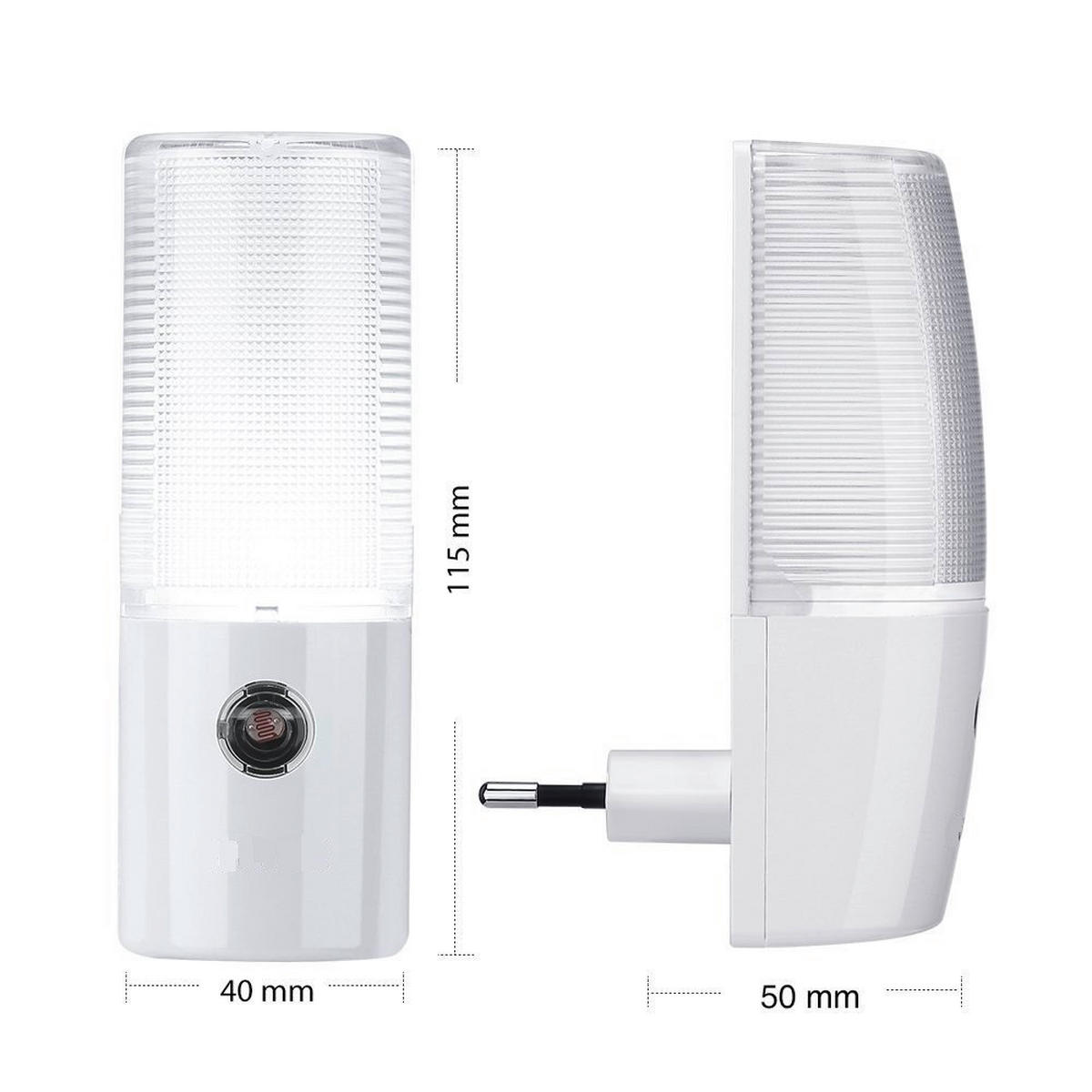 NACHTLICHT - Weiss, Basics (20,5/11,0/4,5cm) - Eglo