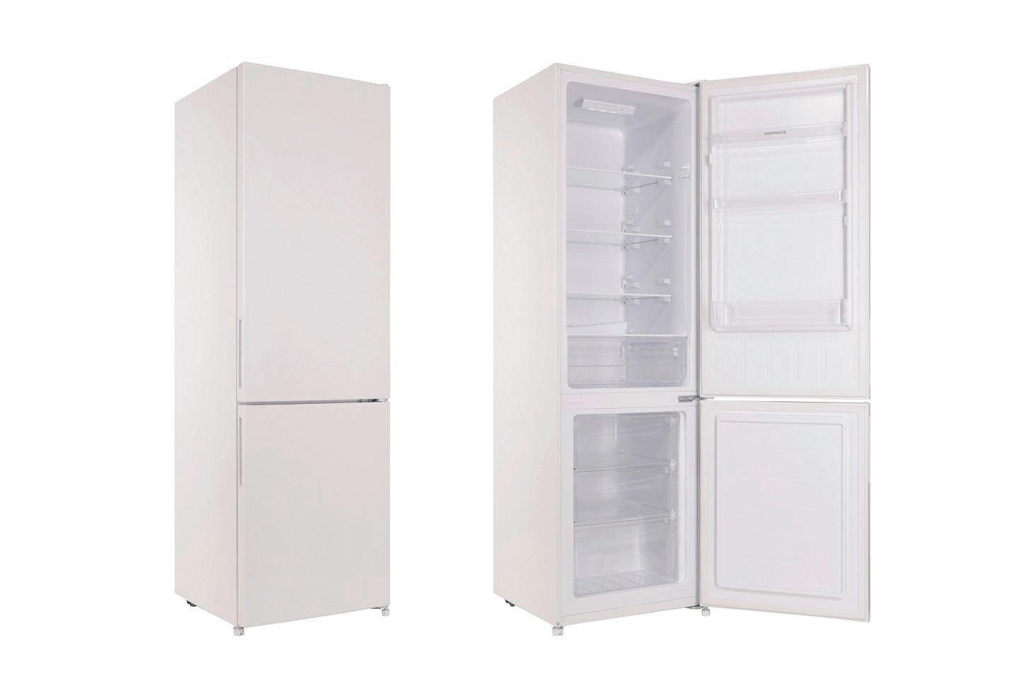 KÜHL-GEFRIER-KOMBINATION 54/176/55 cm KG176W-37  - Weiß, Basics, Glas/Kunststoff (54/176/55cm) - Respekta