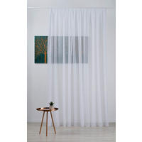 PERDEA CONFECȚIONATĂ transparent  - alb, Basics, textil (300/245cm)