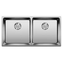 SPÜLE 522985  - Edelstahlfarben, Basics, Metall (86,5/19,9/44cm) - Blanco