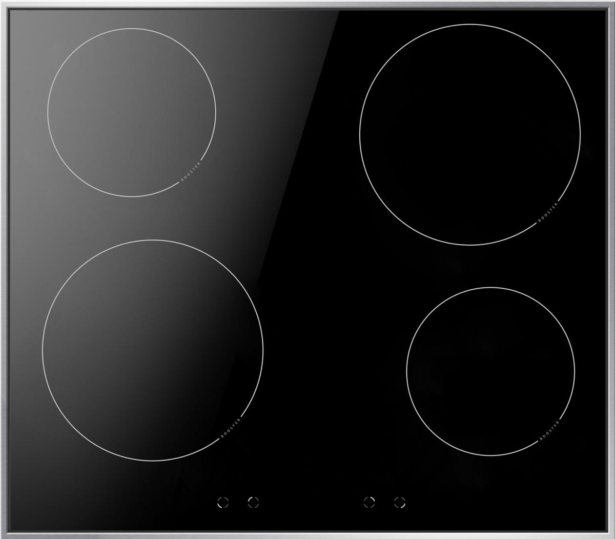 HERDSET 90200  - Edelstahlfarben/Schwarz, Basics, Glas/Metall (51/58cm) - Mican