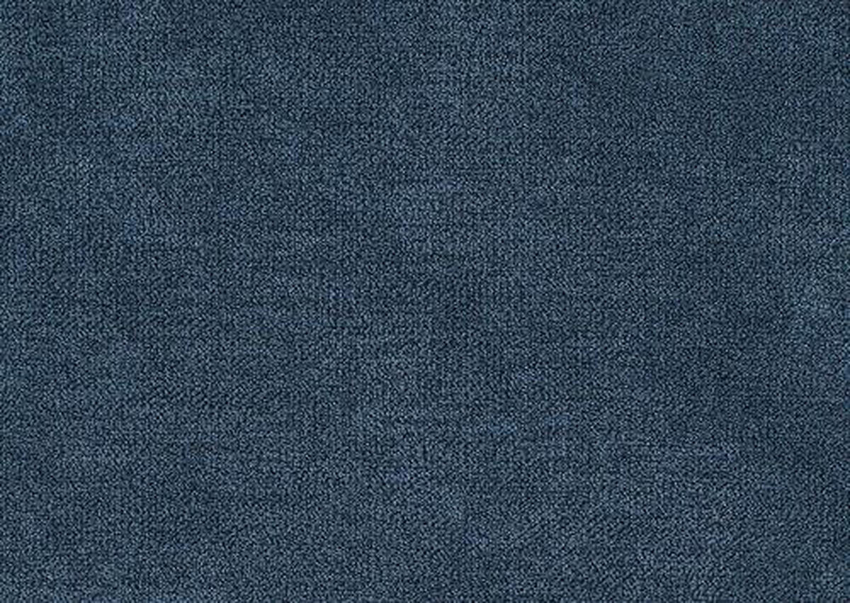 ECKSOFA in Webstoff Dunkelblau  201/295 cm  - Dunkelgrau/Silberfarben, Design, Textil/Metall (201/295cm) - Hom`in