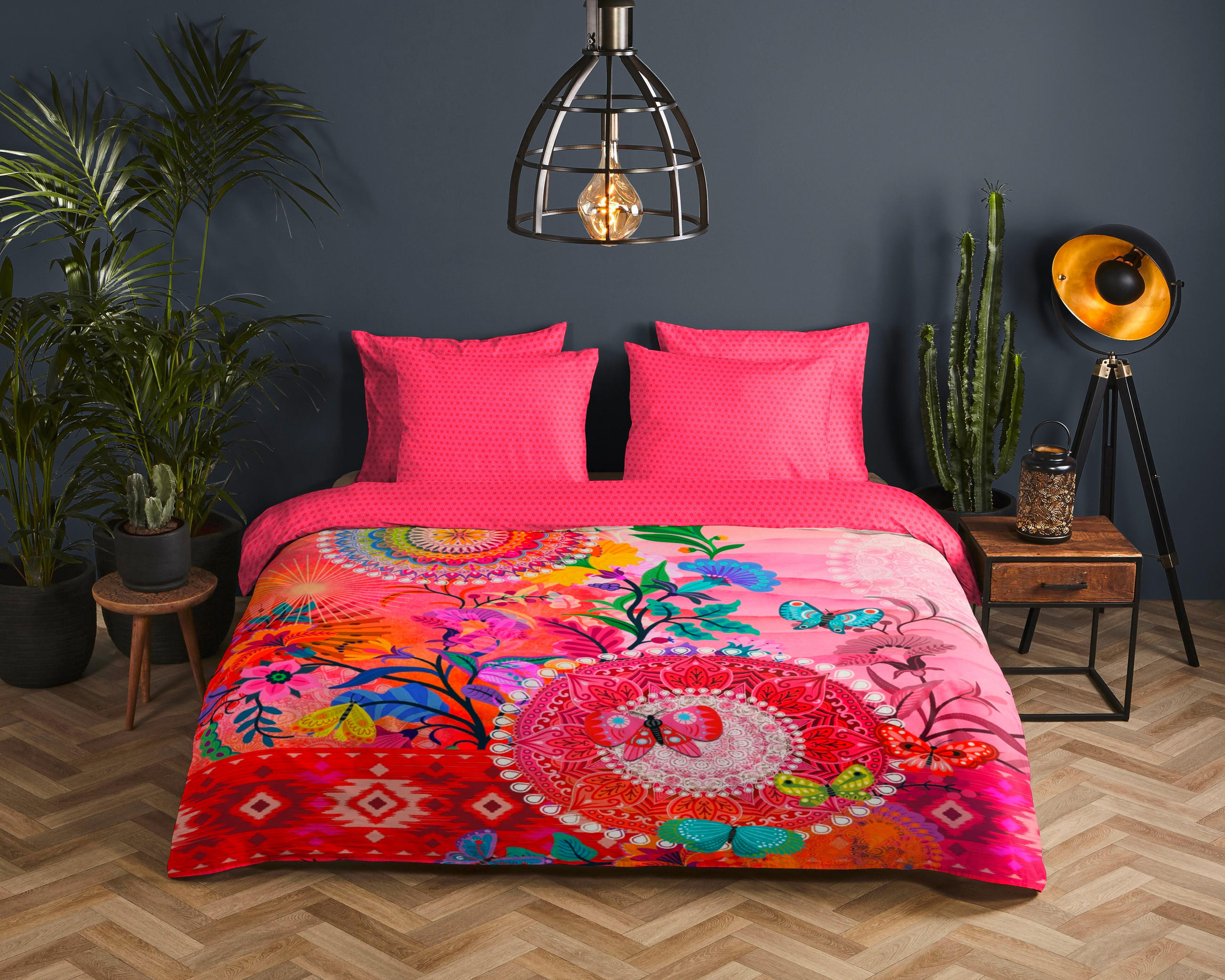 BETTWÄSCHE HIP Satin 140/200 cm  - Multicolor, Trend, Textil (140/200cm)