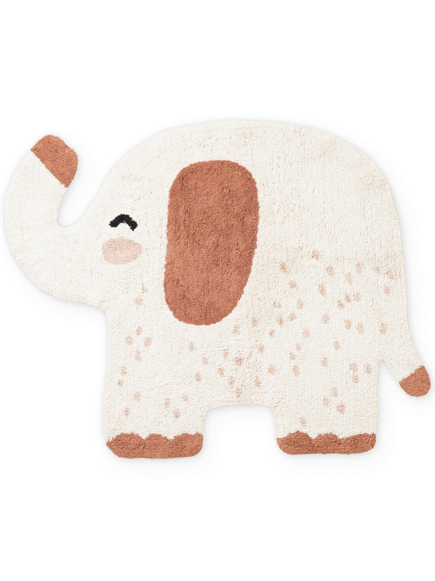 KINDERTEPPICH 95/120 cm Snuggle Emmi Elefant  - Multicolor/Creme, Basics, Kunststoff/Textil (95/120cm) - Hanse Home