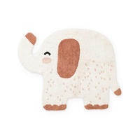 KINDERTEPPICH 95/120 cm Snuggle Emmi Elefant  - Multicolor/Creme, Basics, Kunststoff/Textil (95/120cm) - Hanse Home