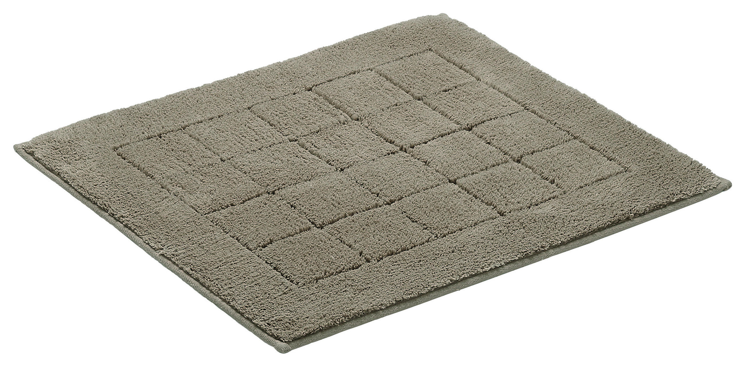 BADEMATTE 55/65 cm Grau  - Grau, KONVENTIONELL, Textil (55/65cm) - Vossen