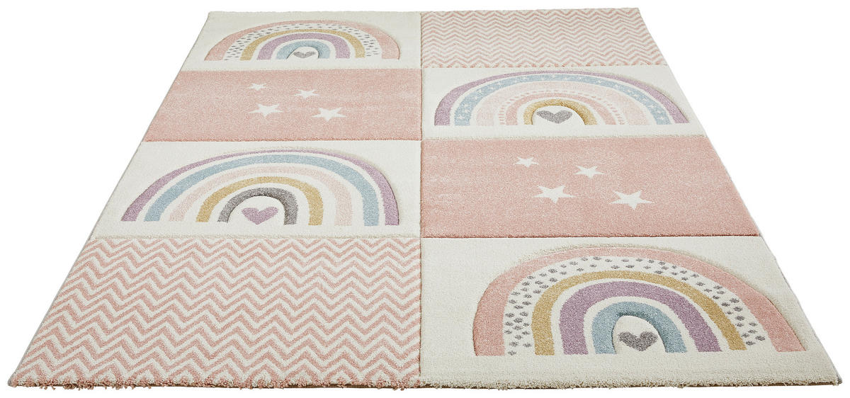 KINDERTEPPICH 160/230 cm  - Rosa, Trend, Kunststoff/Textil (160/230cm) - Ben'n'jen