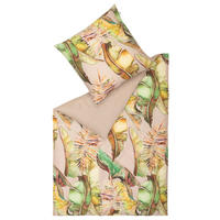 WENDEBETTWÄSCHE SW-JungleMood Satin 135/200 cm  - Sandfarben/Beige, Basics, Textil (135/200cm) - Schöner Wohnen