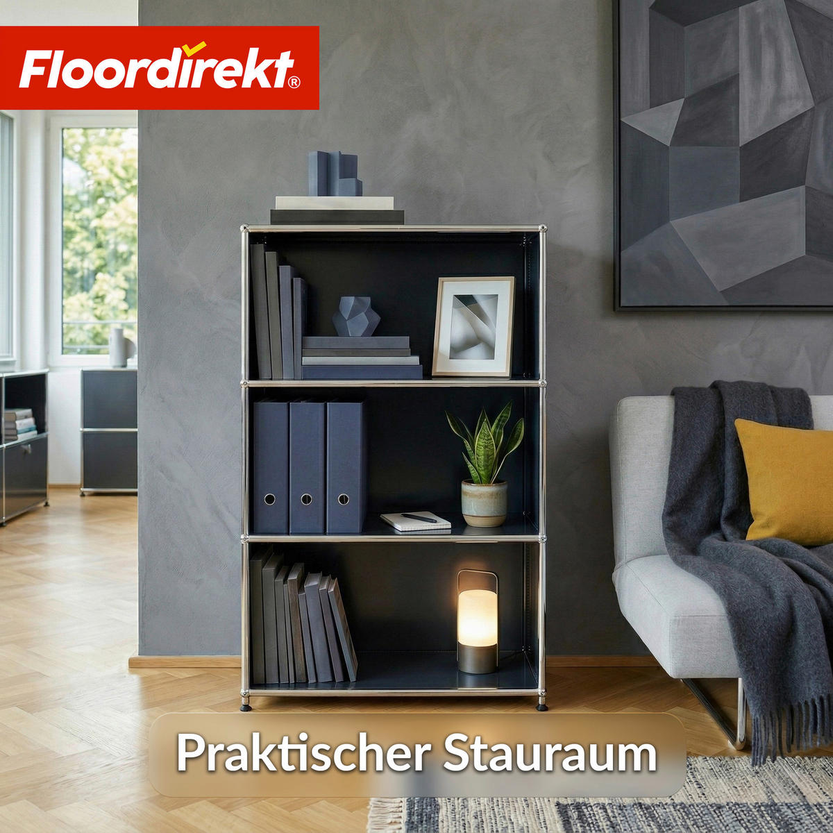 SIDEBOARD Concept Epure MK-101 75/120/40 cm  - Schwarz, Basics, Metall (75/120/40cm) - Floordirekt