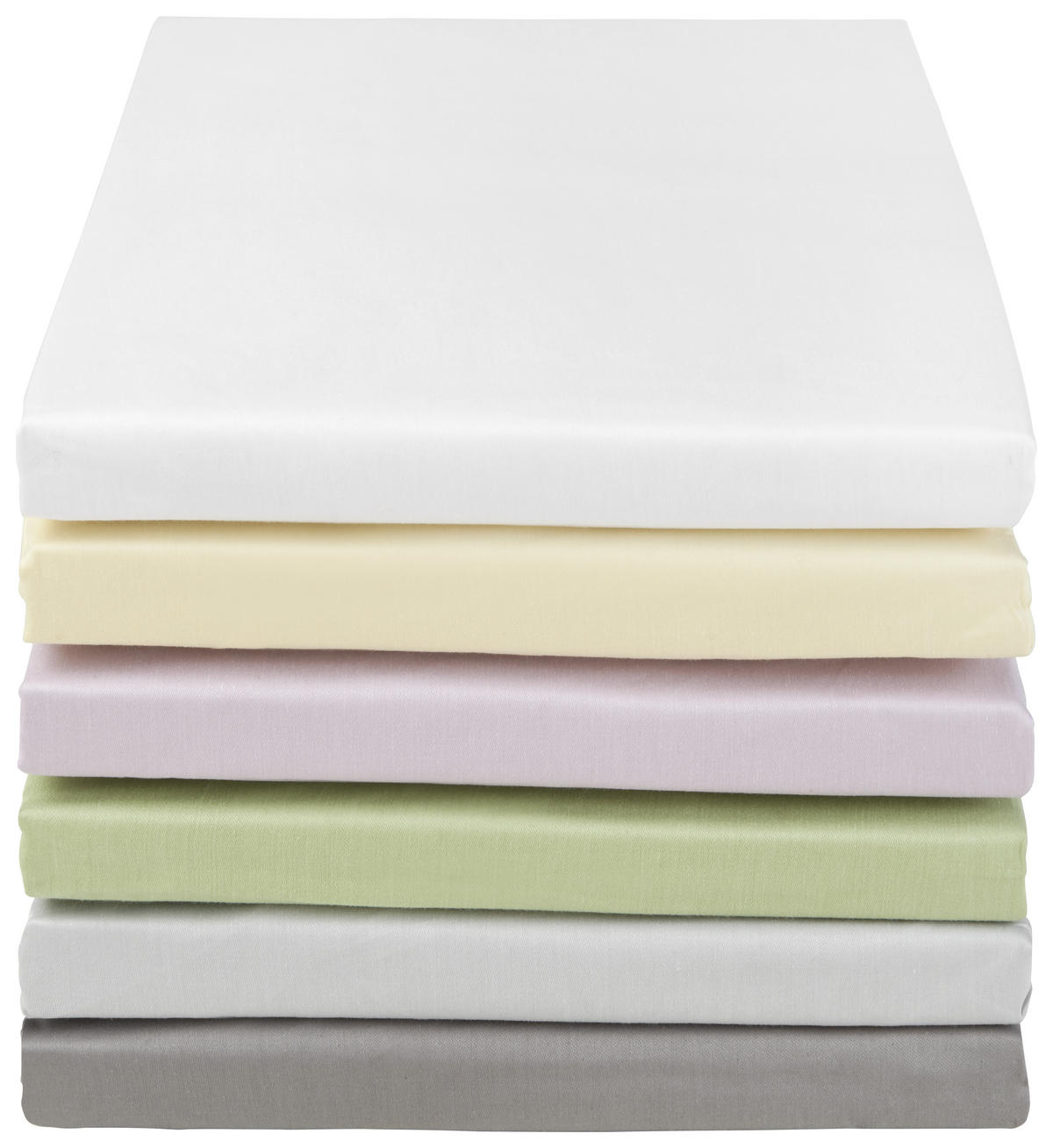 CEARȘAF CU ELASTIC 140-160/200 cm  - argintiu, Basics, textil (140-160/200cm) - Novel